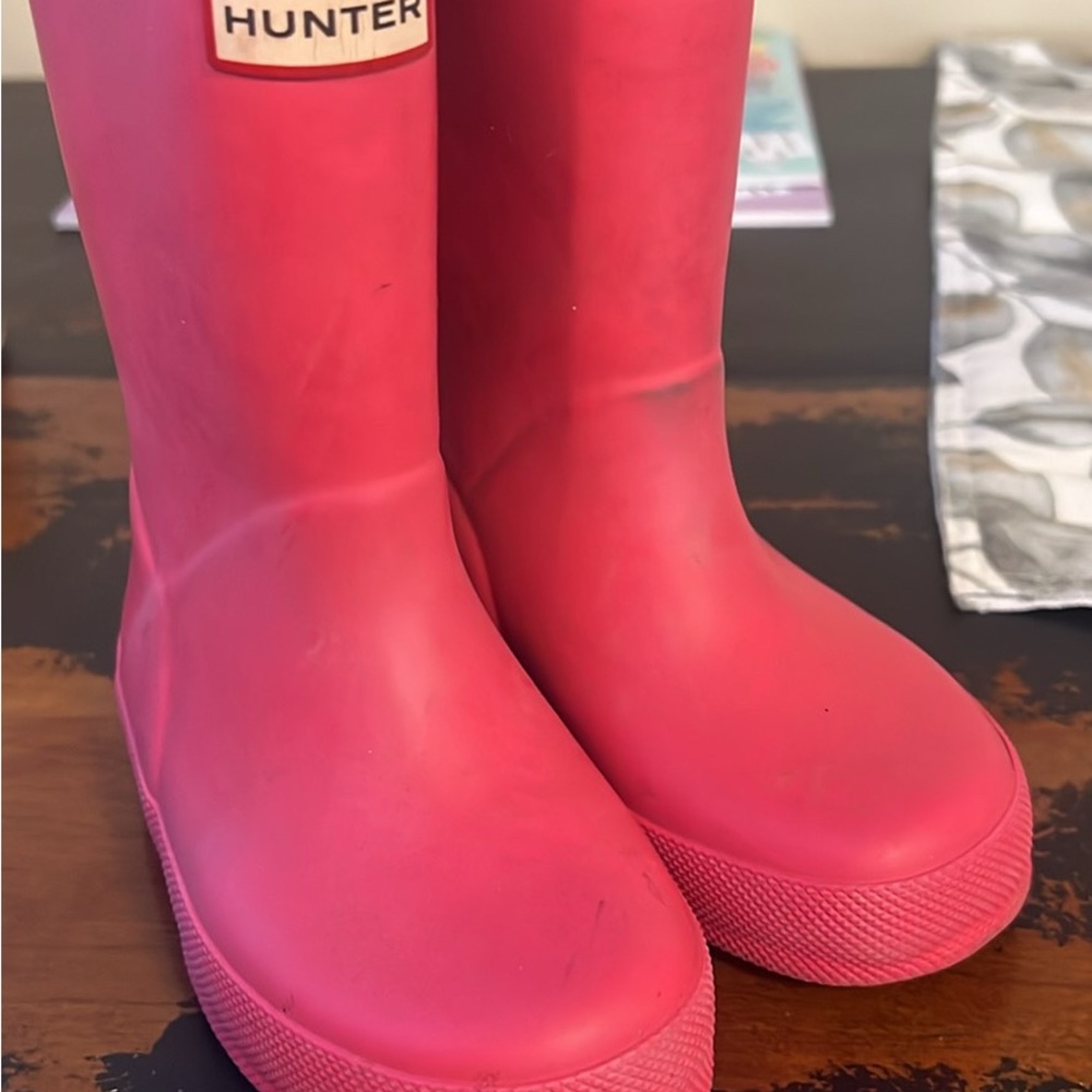 Hunter Pink Rain Boots